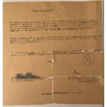 ERNESTO RAFAEL GUEVARA DE LA SERNA, KNOWN AS «CHE GUEVARA» (1928-1967)Typed document with