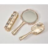 VIENNESE SILVER TOILET SET3 parts, consisting of: hand mirror, hair and clothes bust, mirror