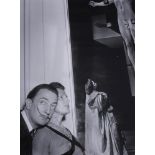 SALVADOR DALI (1904-1989) AND GALA (1894-1982) Reportage photograph, black and white portrait on