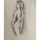 Henryk GOTLIB (1890-1966) (i) Nude, back view (ii) Nude seen from behind (iii) Model undressing (iv)