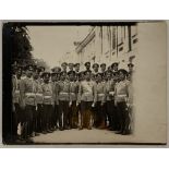 NICHOLAS II (1894-1917) The Emperor surrounded by officers of His Majesty’s 13th Life Grenadier