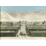 Unknown French engraver North side view of the garden of the house of A. P. Bestuzhev-Ryumin on