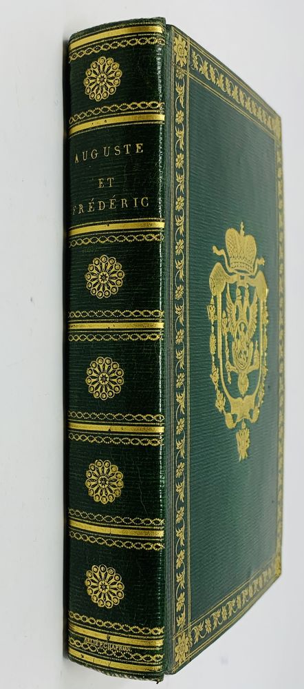 SUPEREx libris OF EMPEROR ALEXANDER I (1801-1825) Madame de Bavre. Auguste and Friedrich: in 2 vols. - Image 3 of 3