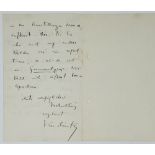 KANDINSKY V. (1866-1944), AUTOGRAPH 1) A handwritten letter. Munich, August 5, 1912 The letter