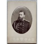 ALEXEY ALEXANDROVICH (1850-1908), Grand Duke Cabinet photo of the Grand Duke in the uniform of an