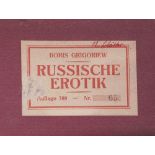 GRIGORIEV BORIS (1886-1939) Russische Erotik. [Munchen, 1921]. 12 l. ill.; 39.2x31.6 cm. illustrated