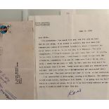 SLONIMSKY N. (1894-1995) A typewritten letter on a personal letterhead addressed to Dmitry