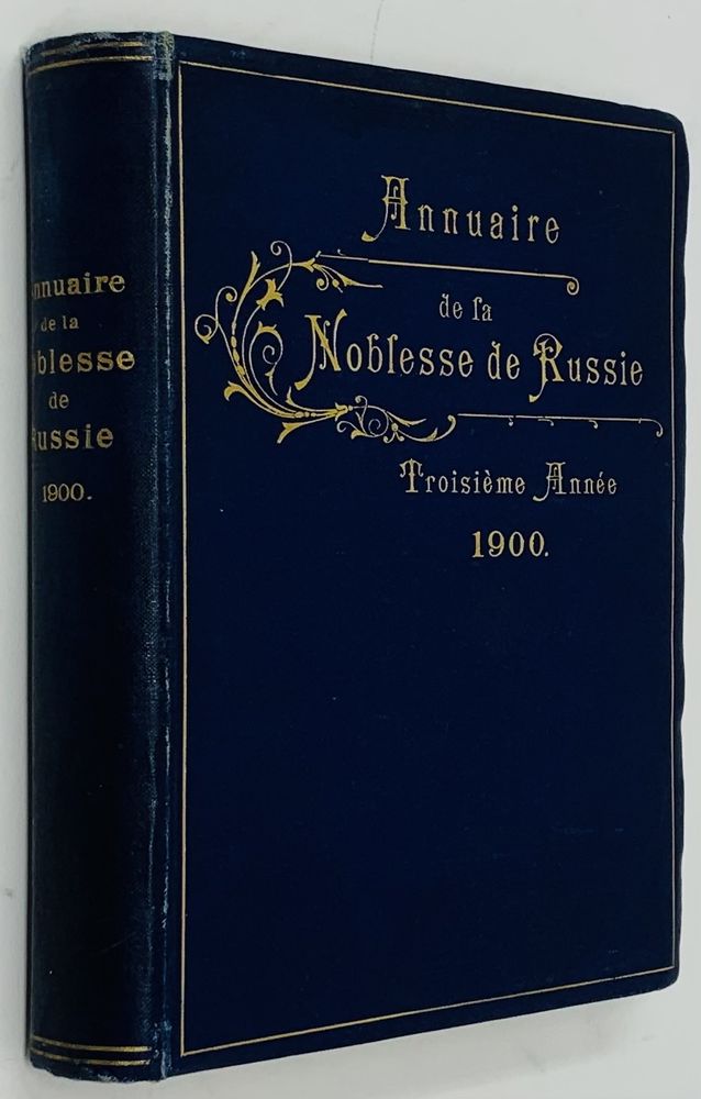 ERMERIN R.I. (1829-1907), AUTOGRAPH Annuaire de la noblesse de Russie [publ. par R.I. Ermerin]. Ann.