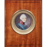 A portrait Miniature of the Emperor Alexander I (1777-1825) signed and dated ‘1820’ (along the right