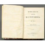 TURGENEV IVAN SERGEYEVICH (1818-1883) The first collection of letters: 1840-1883 Society for needy