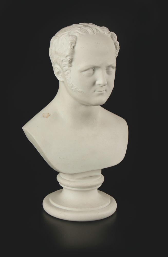 A Sevre bis?uit bust of the Emperor Alexander I, after a model by Bertel Thorvaldsen (1770-1844)