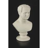 A Sevre bis?uit bust of the Emperor Alexander I, after a model by Bertel Thorvaldsen (1770-1844)