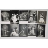 [Rudolf Nureyev (1938-1993)] PHOTOGRAPHS WITH RUDOLF NUREYEV Ten photographs with ballet scenes.