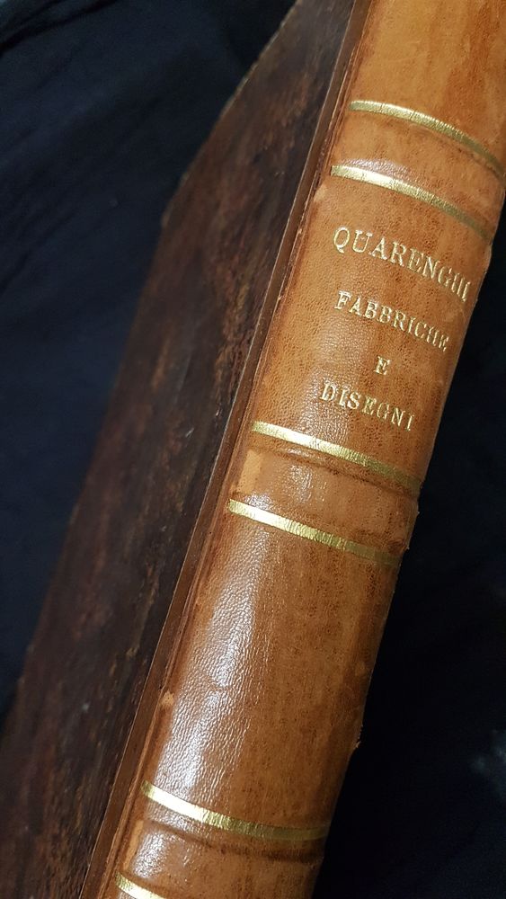 QUARENGHI Giacomo (1744-1817) Fabbriche e disegni. Mantua: 2 vol.: Fratelli Negretti, 1843-1844. Two - Image 4 of 4