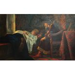 Attributed to Vincent G. STIEPEVICH (1841-1910) Ivan the Terrible at the bedside of his sleeping