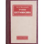 MECHNIKOV I.I. (1845-1916) Etudes of Optimis 3 ed. M., 1913