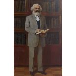 Belsky Mikhail Gavrilovich (1922-1994) Portrait of K. Marx oil on canvas 200 x 130 cm painted in