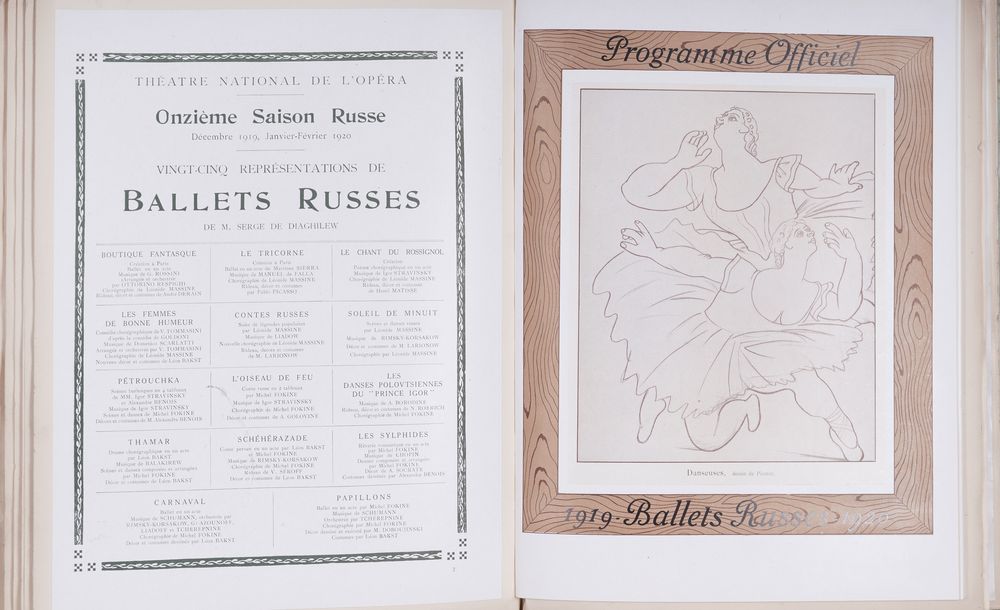 Diaghilev’s ballets russes Collection des plus beaux numéros de Comoedia Illustré et des - Bild 4 aus 5