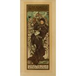 ALPHONSE MUCHA (1860-1939) Poster for ‘Lorenzaccio’ in Theatre de la Renaissance signed in plate ‘
