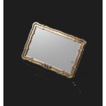 VAN CLEEF & ARPELS VINTAGE SILVER GILT DOUBLE-SIDED HANDBAG MIRROR, CIRCA 1950 signed ‘Van Cleef &