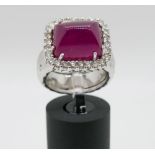 SUGARLOAF RUBY RING (Certificate I.G.L.)