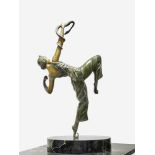 SAMUEL LIPSCHITZ (1880-1943) Snake dancer signed on the bronze pant ‘S. Lipchytz’ bronze triple