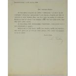 LEV TROTSKI (LEV DAVIDOVITCH BRONSTEIN) (1879-1940) Letter signed “L.Trotsky”, in French,