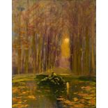 Elie Anatole PAVIL (1873-1948) Sunset in the park signed ‘E Pavil’ (lower right) oil on canvas 45