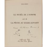 MAX ERNST (1891.1976) LE MUSEE DE L’HOMME suivi de LA PECHE AU SOLEIL LEVANT Exhibition catalogue