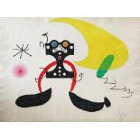 JOAN MIRO (1893-1983) Le cosmonaute, 1969 etching and aquatint in colors signed ‘Mirò’ (lower right)