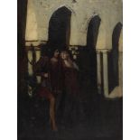 ERNEST HEILEMANN (1870-1936) Romeo and Juliet signed and dated on reverse oil on canvas 84 x 63 cm