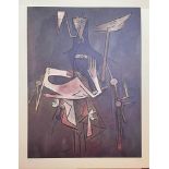 WILFREDO LAM (1902-1982) Untitled lithograph on paper signed in pencil ‘W.L.’ (lower right) and