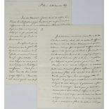 LOUIS-NAPOLEON III BONAPARTE (1808-1876) EMPEROR Signed letter Signed letter signed with autograph