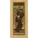 ALPHONSE MUCHA (1860 - 1939) Poster for ‘Lorenzaccio’ in Theatre de la Renaissance signed in