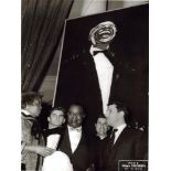 GILBERT PRESSENDA Louis Armstrong and Raymond Moretti at the Negresco in Nice Vintage gelatin silver