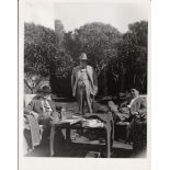 EDWARD QUINN (1920-1997) Someset Maugham, Winston Churchill and H.G. Wells at the Villa Mauresque,