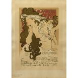 ALPHONSE MUCHA (1860 - 1939) Poster for ‘Salon des Cent 20th Exhibition’ signed in plate ‘Mucha’ (