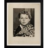 (+) MAN RAY (EMMANUEL RADNITZKY) (1890-1976) Portrait of Ninette Lyon signed ‘Man Ray’ on the