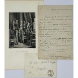 [LA CAPITULATION DE SEDAN] LOUIS-NAPOLEON III BONAPARTE (1808-1876) Signed letter, dictated to his