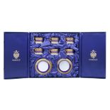 Faberge Imperial Heritage tea set Fine contemporary original Limoges porcelain set of six gold