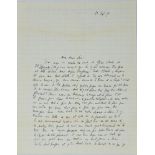JEAN PAUL SARTRE (1905-1980) Autograph letter signed to Michelle Vian 12 September 1972. 1 pp. ¼