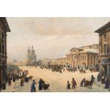 ALFRED GUESDON 1808 Nantes - 1876 ebenda Ansicht von Moskau 'Hotel de la Noblesse'