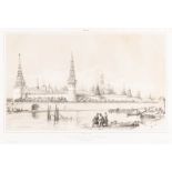 ANDRÉ DURAND 1807 Amfreville-la-Mi-Voie - 1867 Paris (nach) Ansicht des Moskauer Kremls