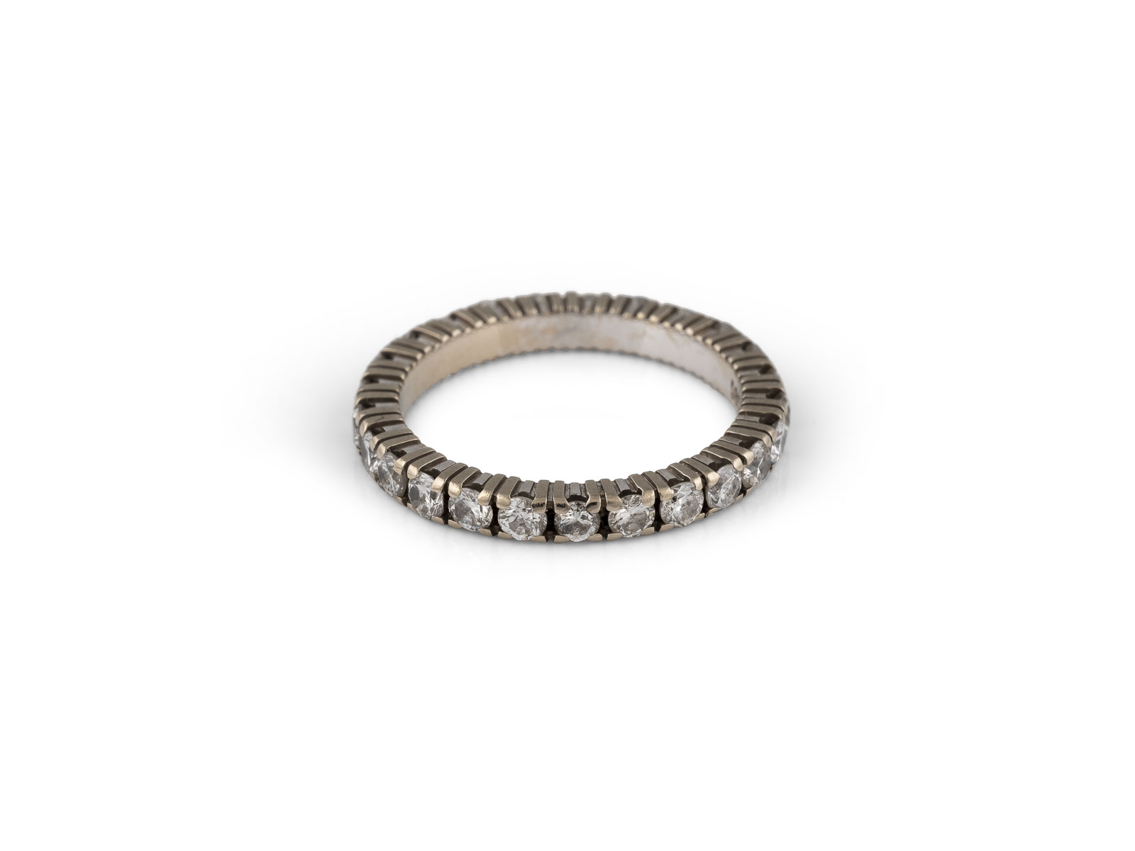 ETERNITY-RING MIT DIAMANTBESATZ - Image 2 of 2