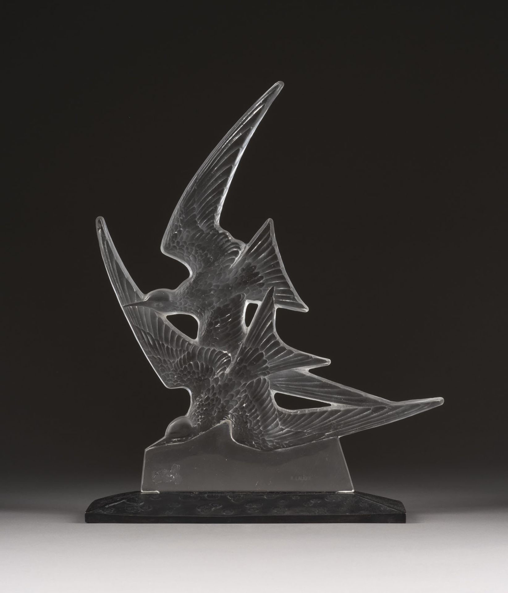 RENÉ LALIQUE TISCHDEKORATION 'HIRONDELLES'