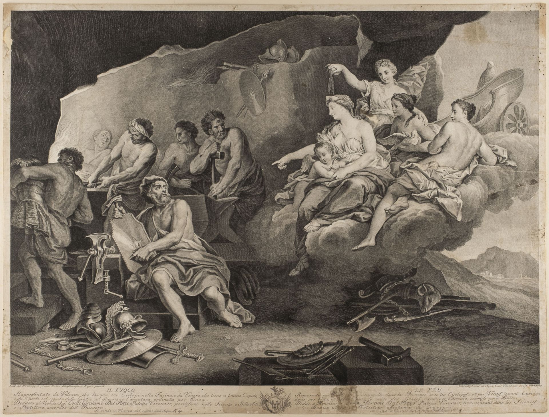 CRISTOFORO DALL'ACQUA 1734 Vicenza - 1787 ebenda (3 Stck.)