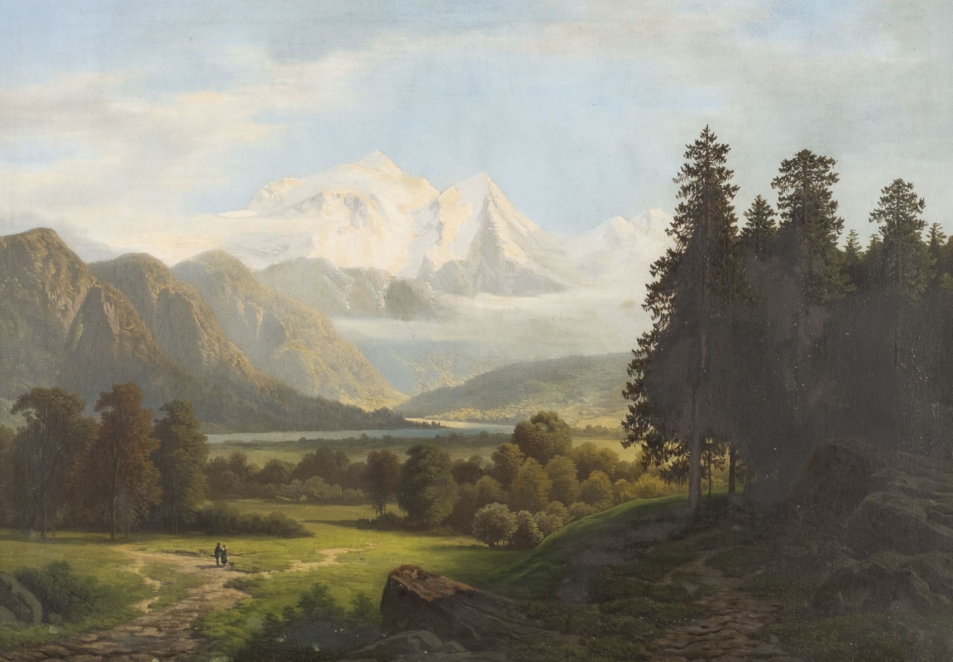 THEODOR WILHELM NOCKEN, ALPENLANDSCHAFT - Bild 2 aus 3