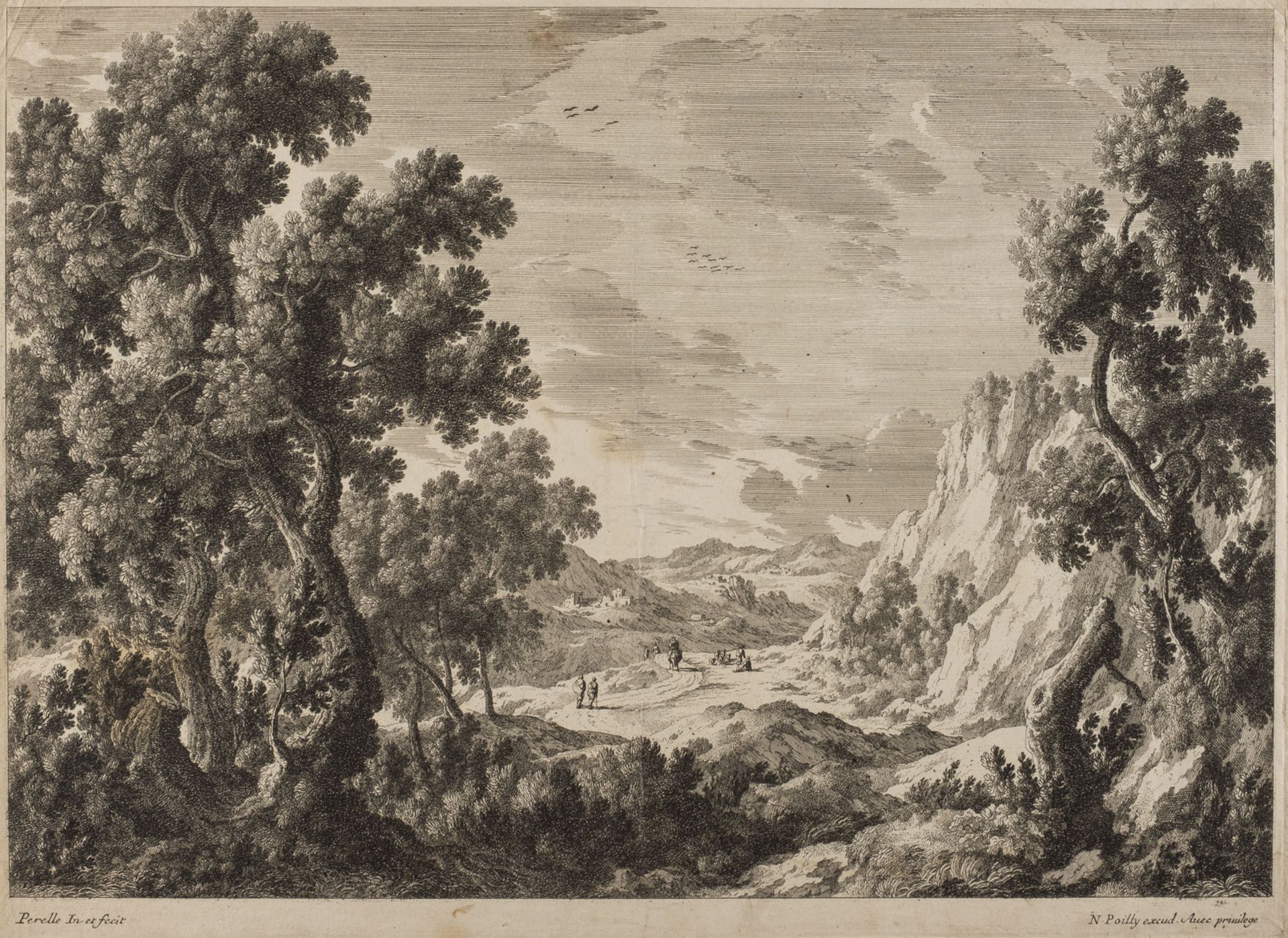 GABRIEL PERELLE 1604 Vernon - 1677 Paris (2 Stck.) - Bild 2 aus 2