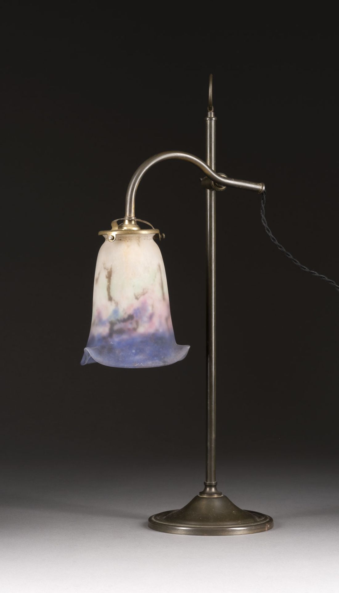 MULLER FRÈRES JUGENDSTIL-TISCHLAMPE