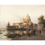 A. LÖFFLER, ANSICHT DES CANAL GRANDE MIT BLICK AUF SANTA MARIA DELLA SALUTE